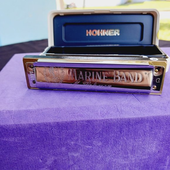 Harmonica Hohner Special Marine Band Key G Hand Made in Germany - Picture 2 of 7